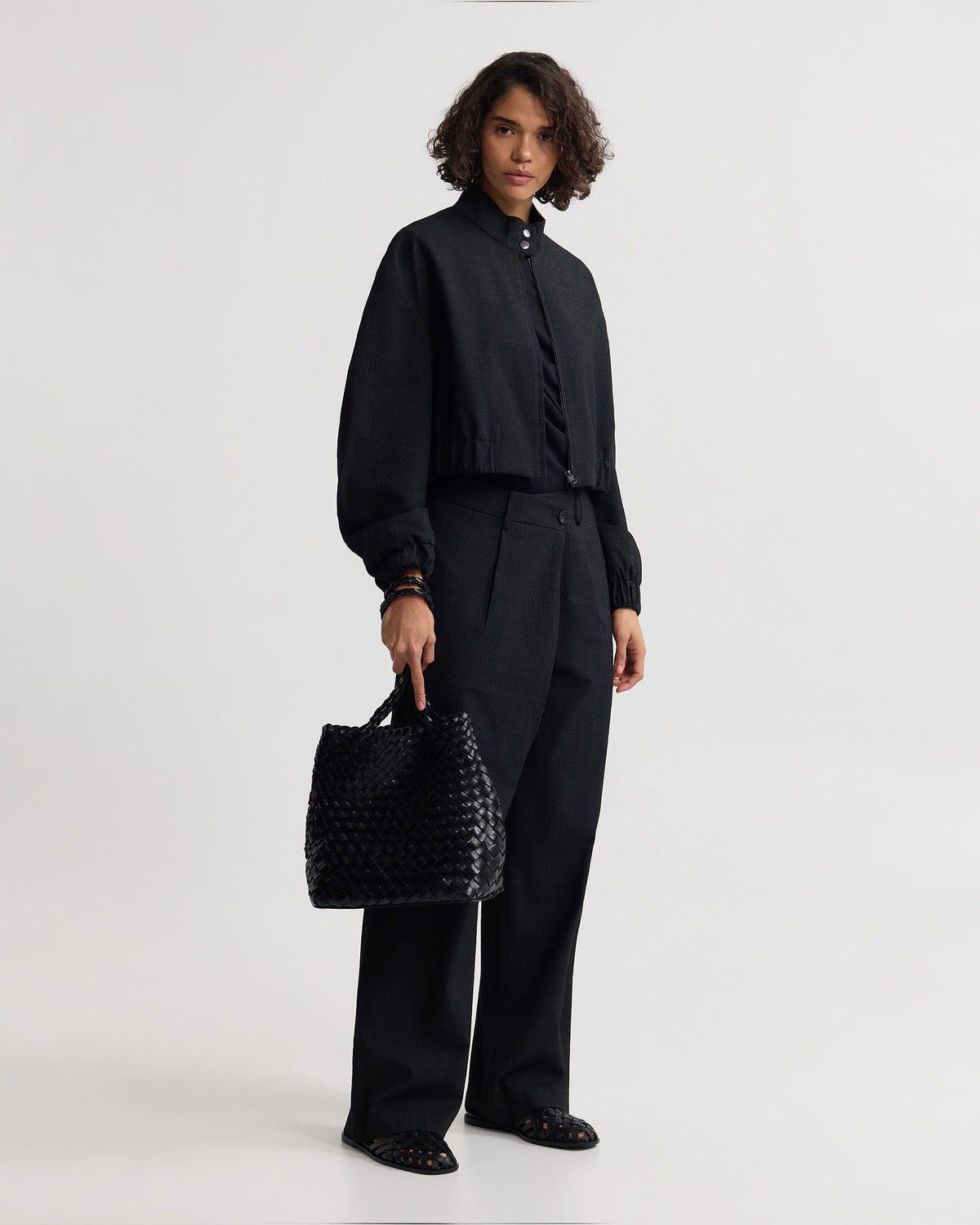 Frankie Crop Bomber Jacket WOMENS SUITS JKTS COATS