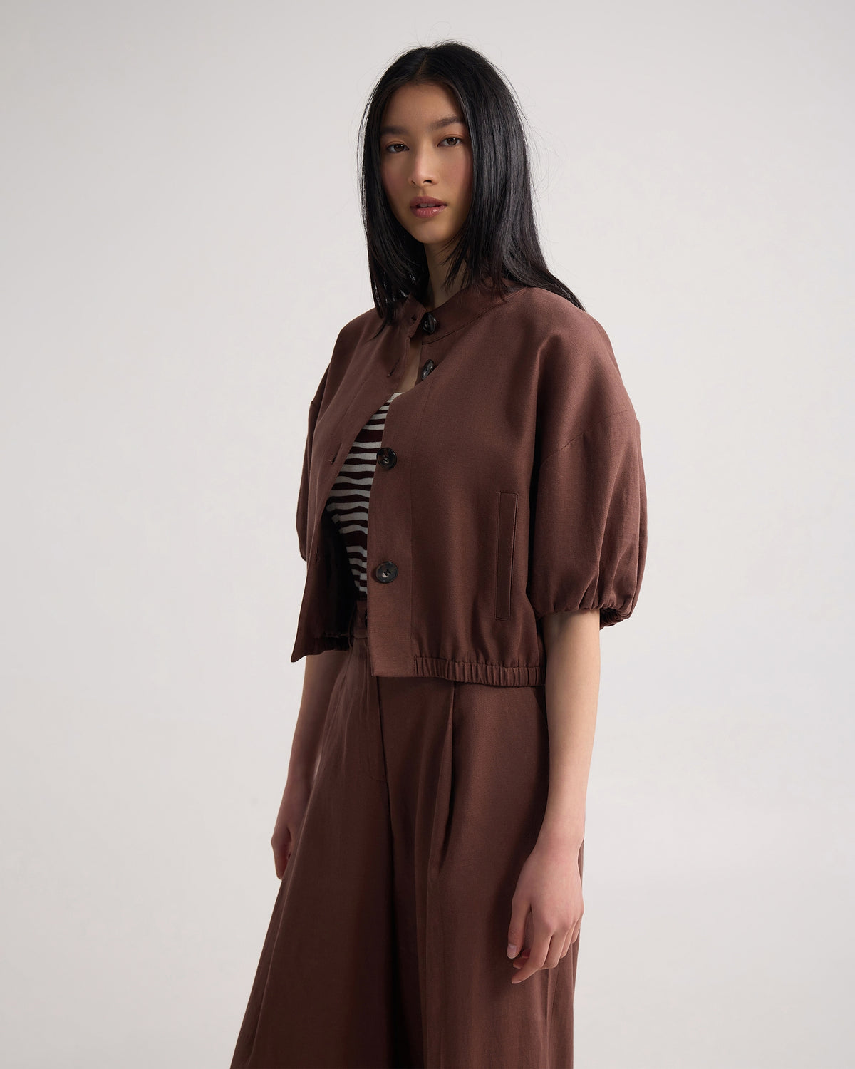 Sasha Short Sleeve Crop Jacket WOMENS SUITS JKTS COATS