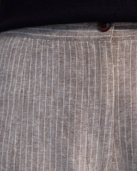 Golide Linen Blend Pinstriped Pant WOMENS PANTS