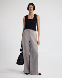 Golide Linen Blend Pinstriped Pant WOMENS PANTS