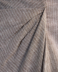 Nadia Linen Blend Pinstriped Skirt WOMENS SKIRTS