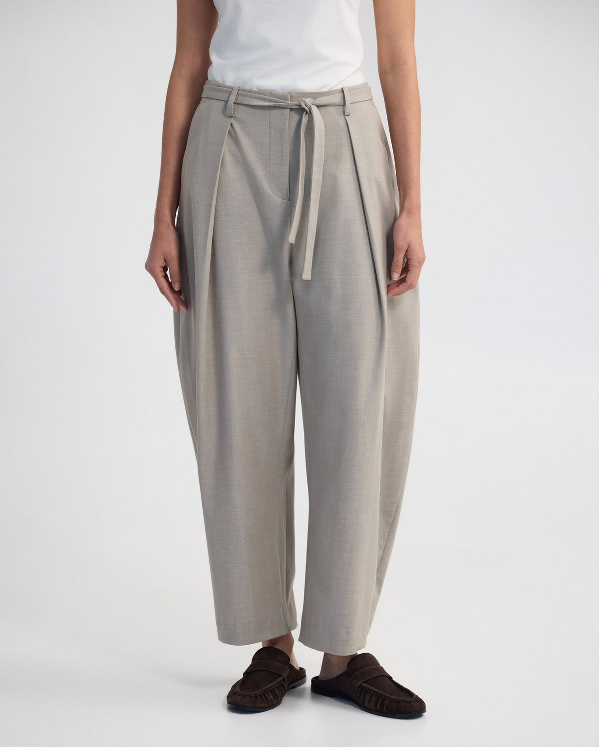 Monique Barrel Leg Wool Blend Pant WOMENS PANTS