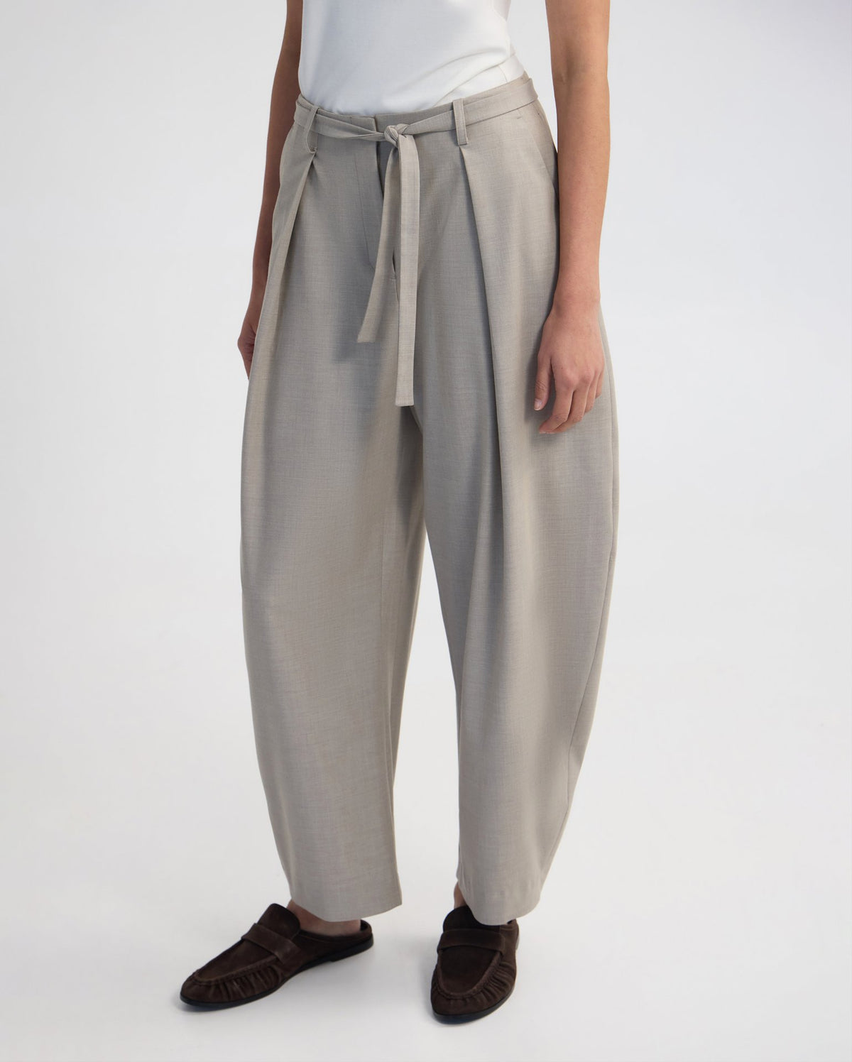 Monique Barrel Leg Wool Blend Pant WOMENS PANTS