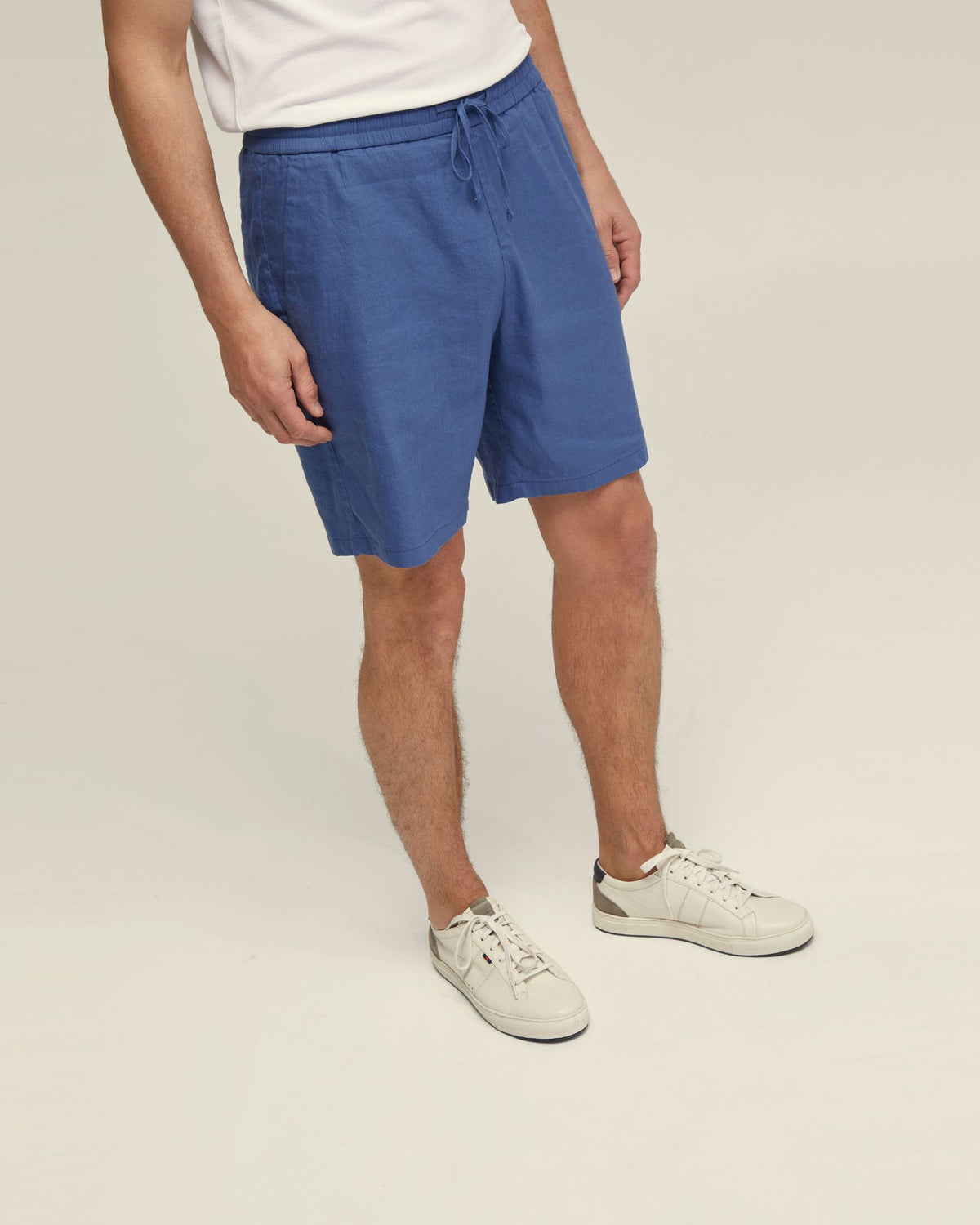 Rufus Linen Pull On Shorts – Oxford Shop - Main Image