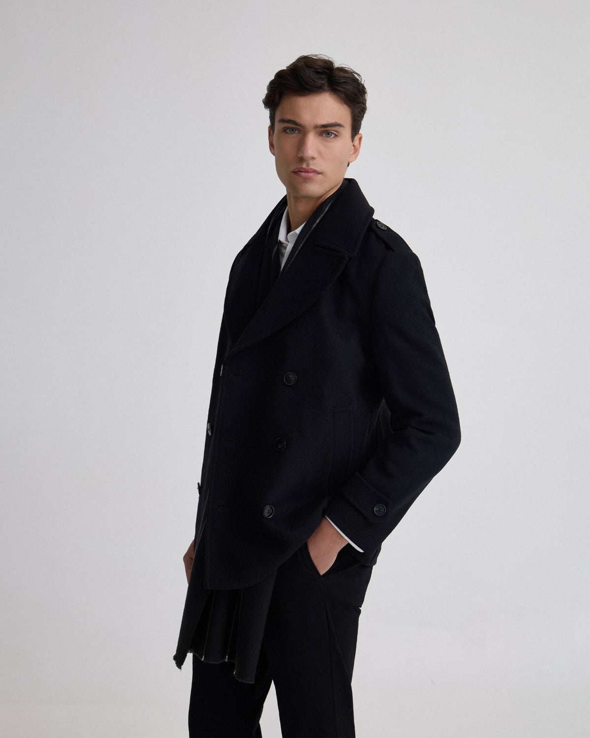 Henry Wool Pea Coat – Oxford Shop - Main Image