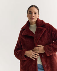 Teddy Faux Fur Coat WOMENS SUITS JKTS COATS