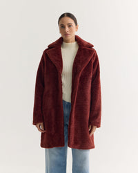 Teddy Faux Fur Coat WOMENS SUITS JKTS COATS