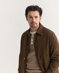 Jay Cotton Twill Trench Coat MENS JACKETS AND COATS
