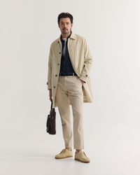 Jay Cotton Twill Trench Coat MENS JACKETS AND COATS