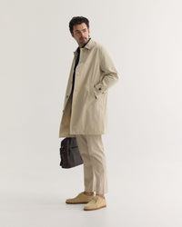 Jay Cotton Twill Trench Coat MENS JACKETS AND COATS