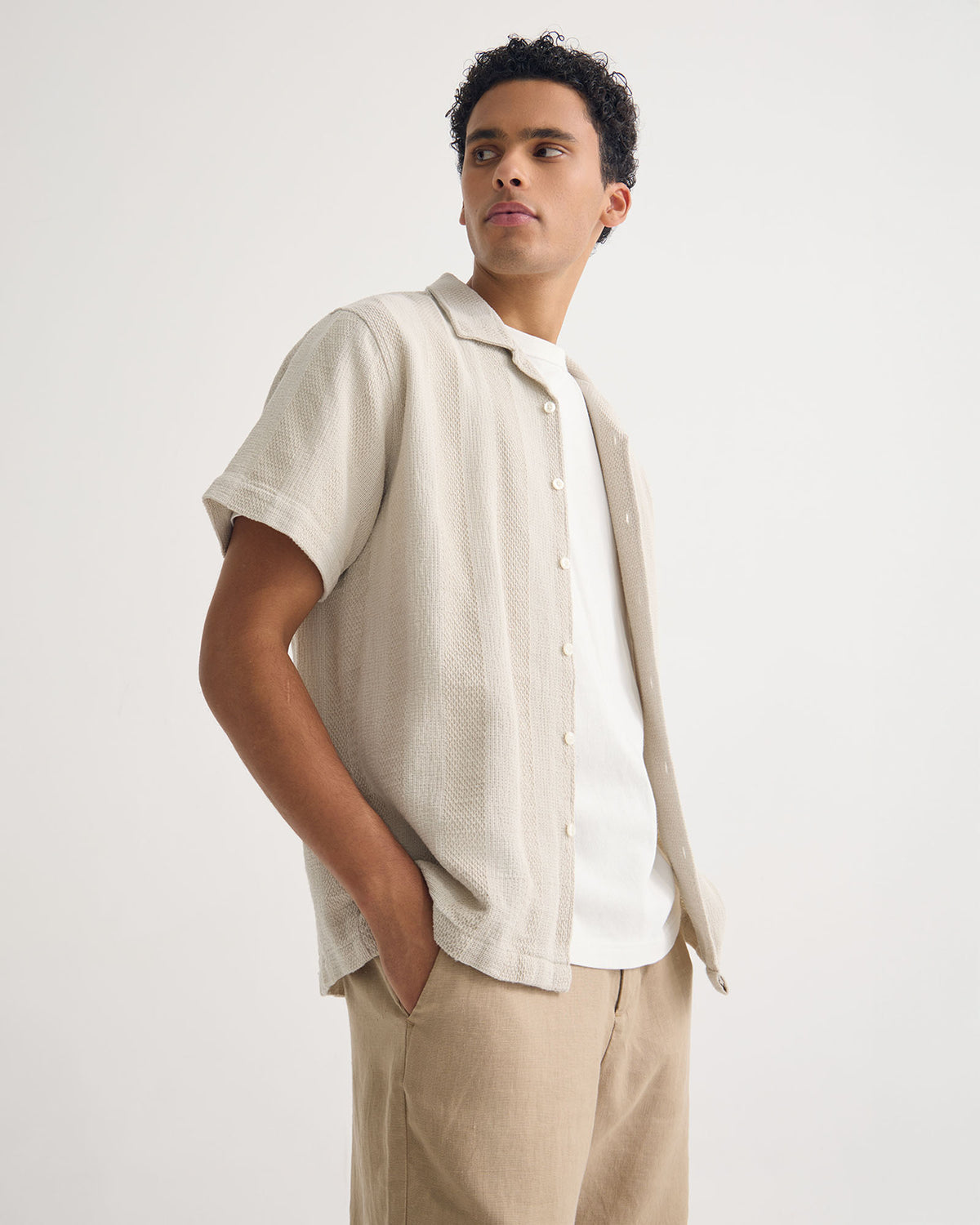 Luca Cotton Overshirt MENS SHIRTS