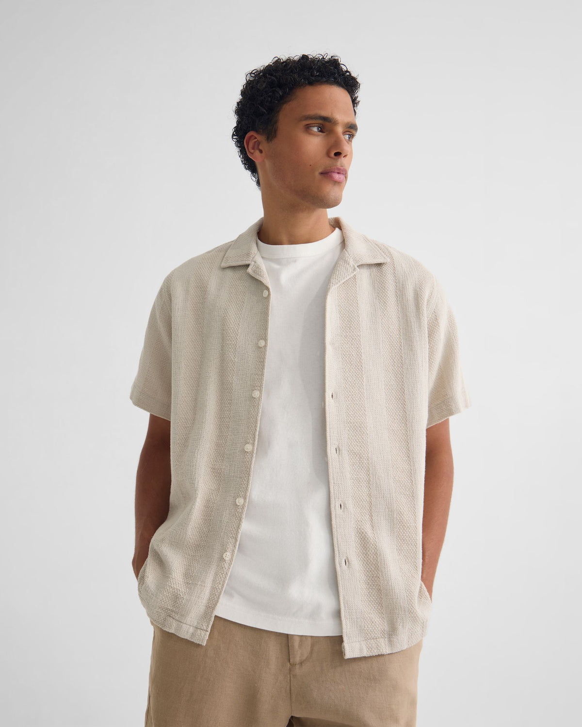 Luca Cotton Overshirt MENS SHIRTS