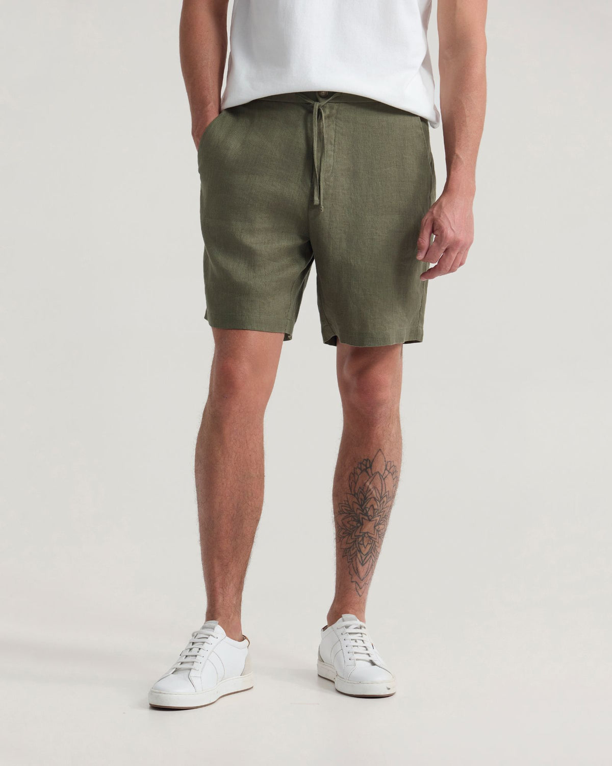 HARLEY LINEN SHORTS MENS SHORTS