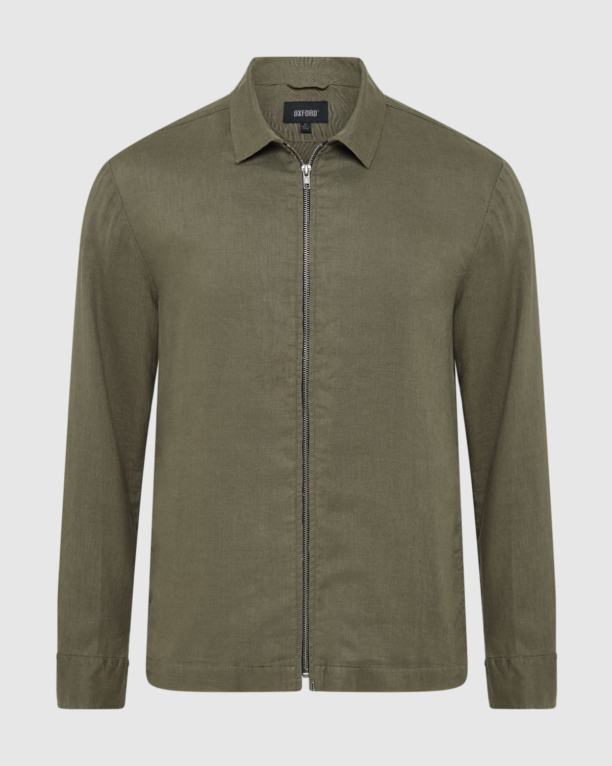 Adem Linen Zip Bomber MENS JACKETS AND COATS