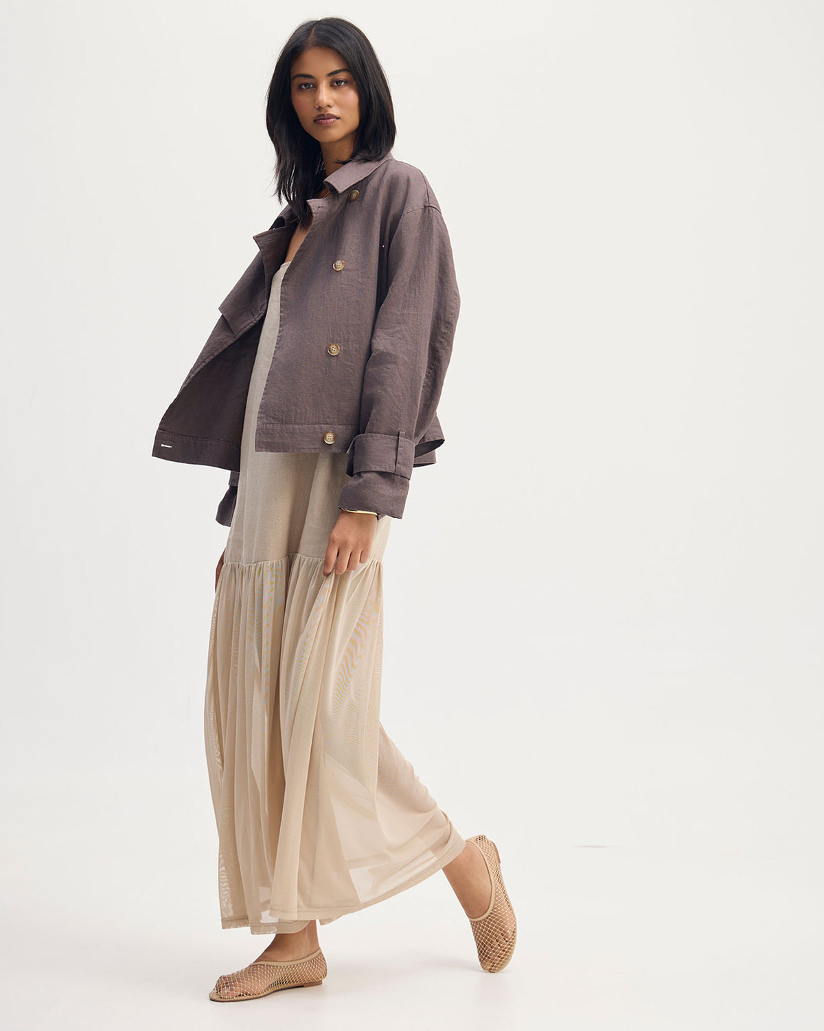 Griffin Linen Bomber