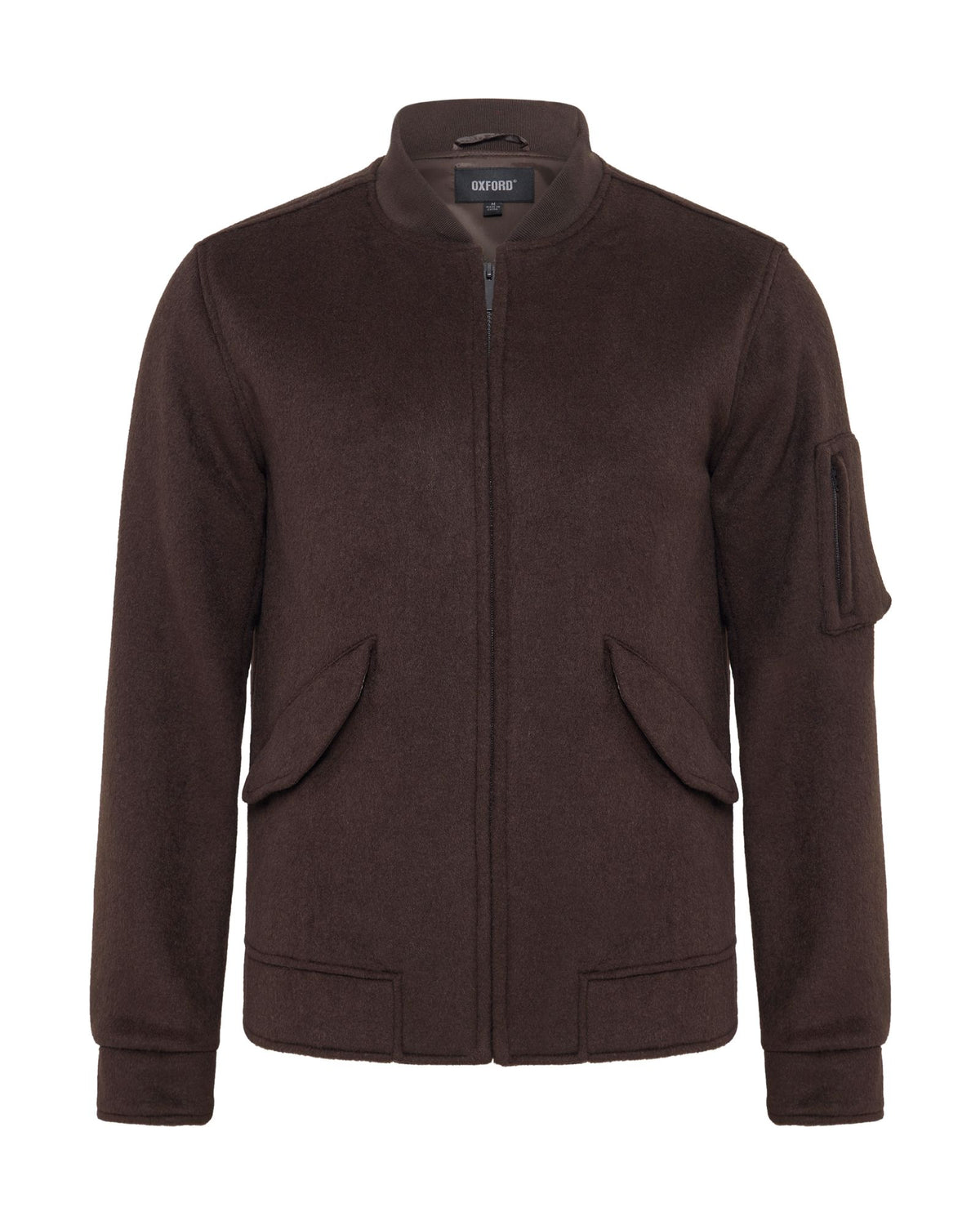 Hamish Wool Blend Bomber Jacket MENS JACKETS AND COATS