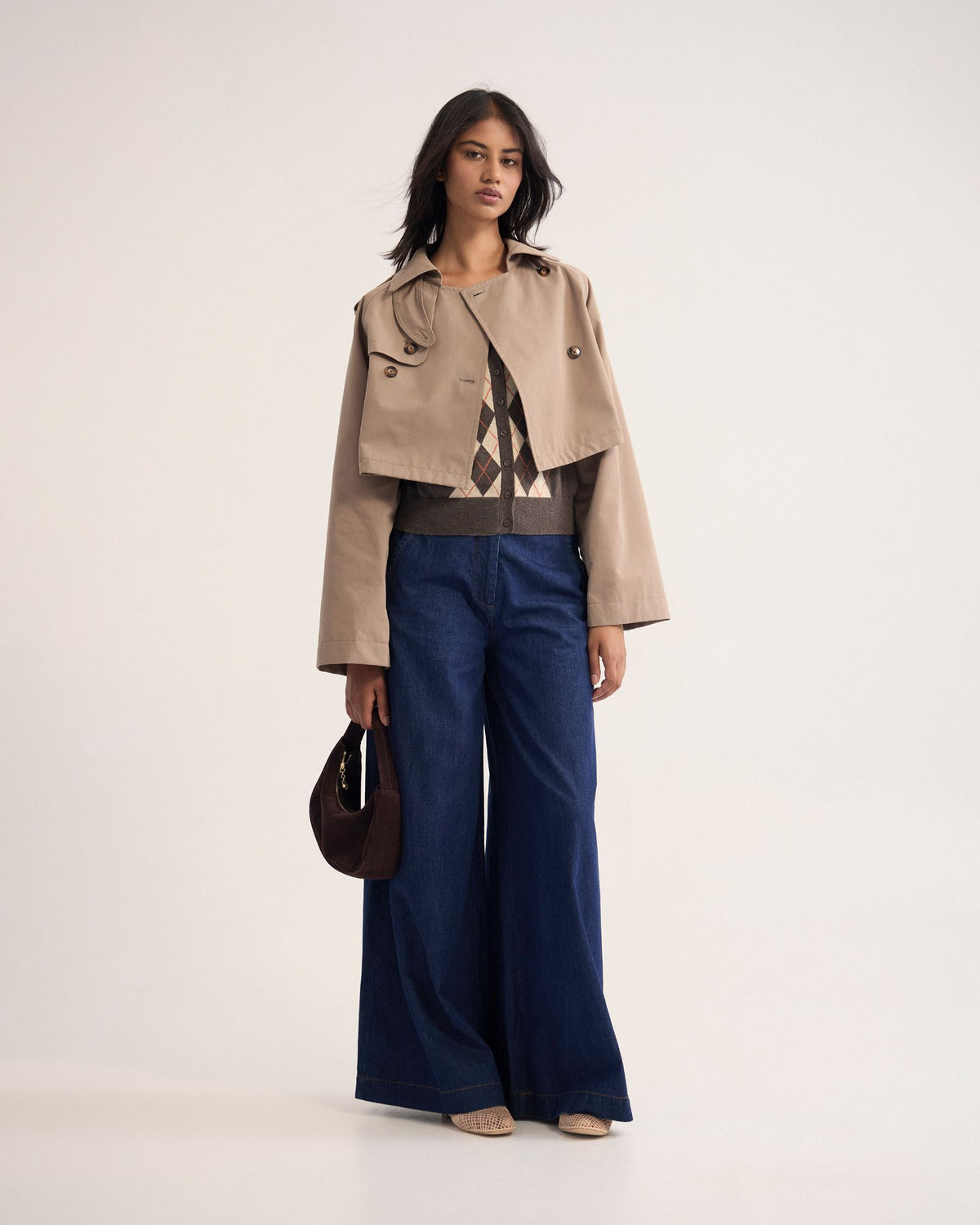 Annalise Crop Trench WOMENS SUITS JKTS COATS