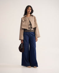 Annalise Crop Trench WOMENS SUITS JKTS COATS