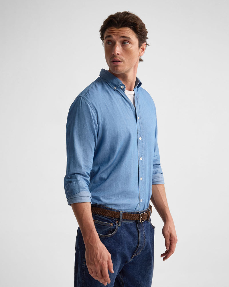 Rover Washed Denim Shirt MENS SHIRTS