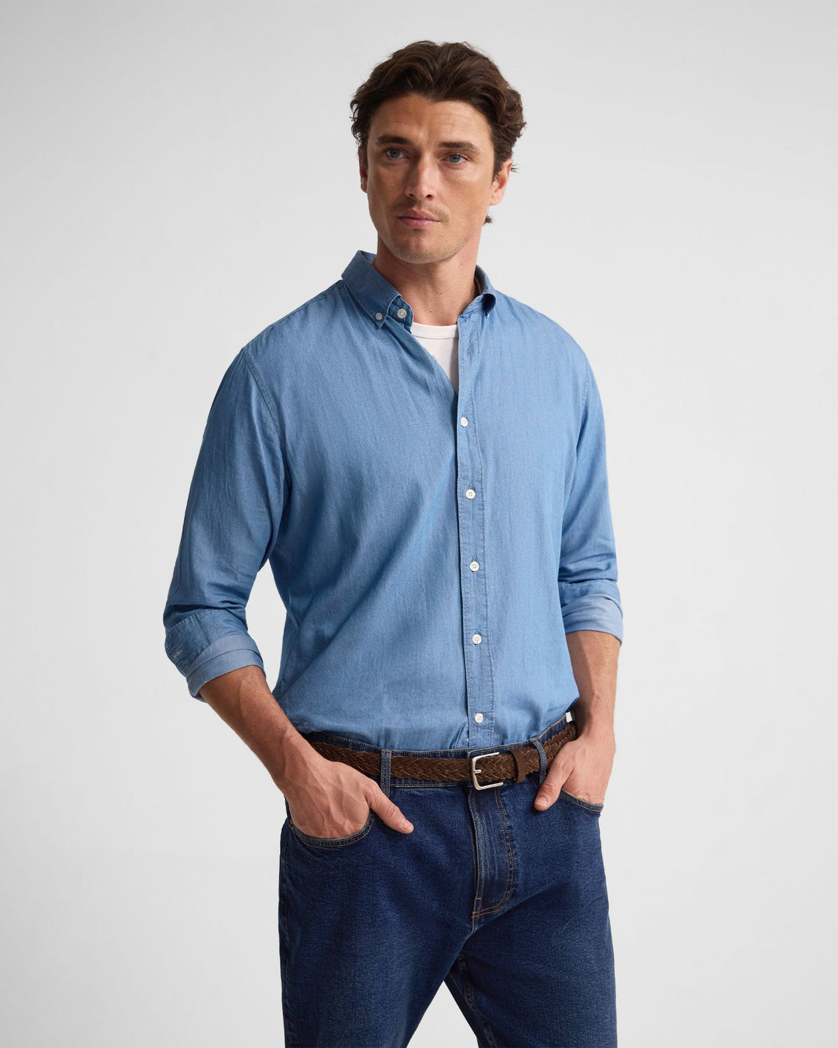 Rover Washed Denim Shirt MENS SHIRTS