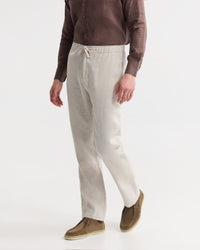 Ravi Straight Leg French Linen Pant MENS TROUSERS
