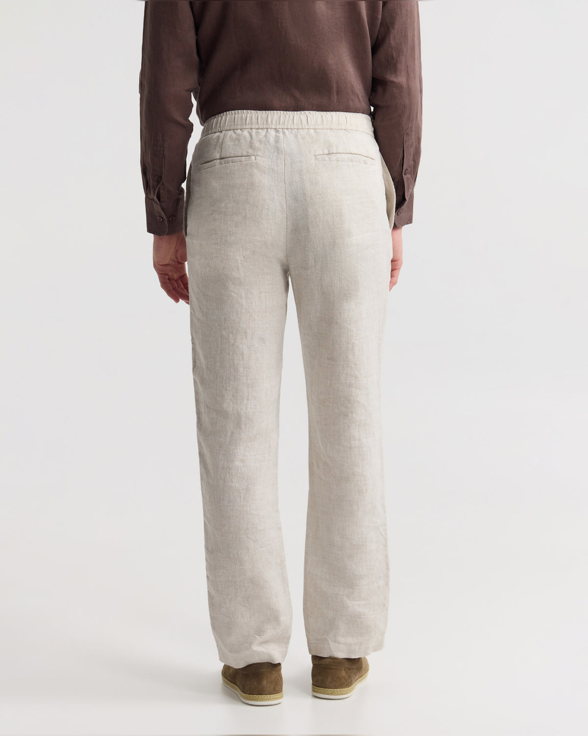 Ravi Straight Leg French Linen Pant MENS TROUSERS