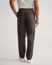 Ravi Straight Leg French Linen Pant MENS TROUSERS