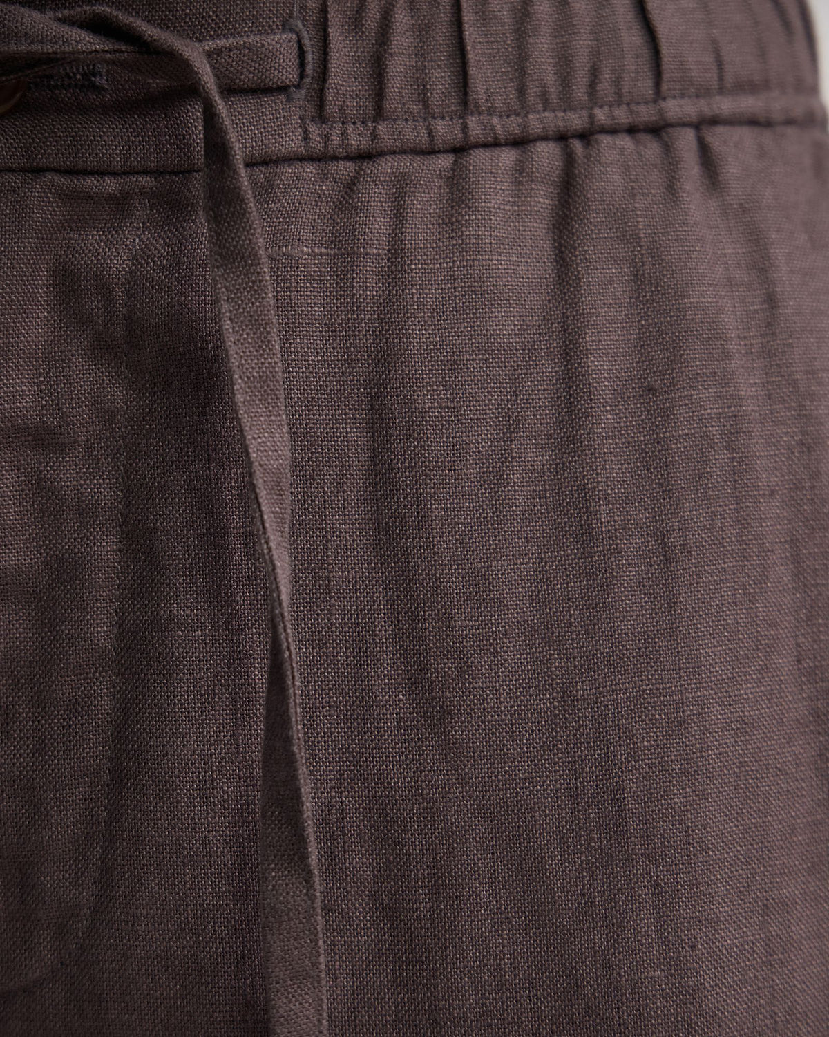 Ravi Straight Leg French Linen Pant MENS TROUSERS