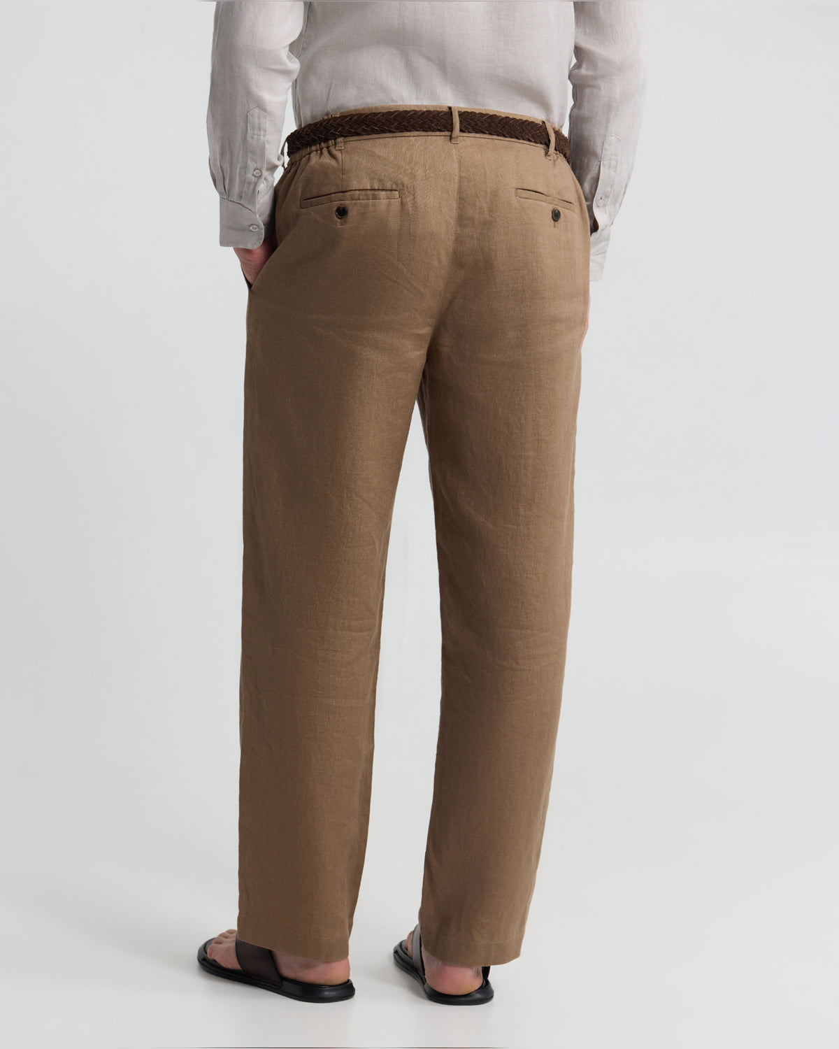 Pedro French Linen Button Pant MENS TROUSERS