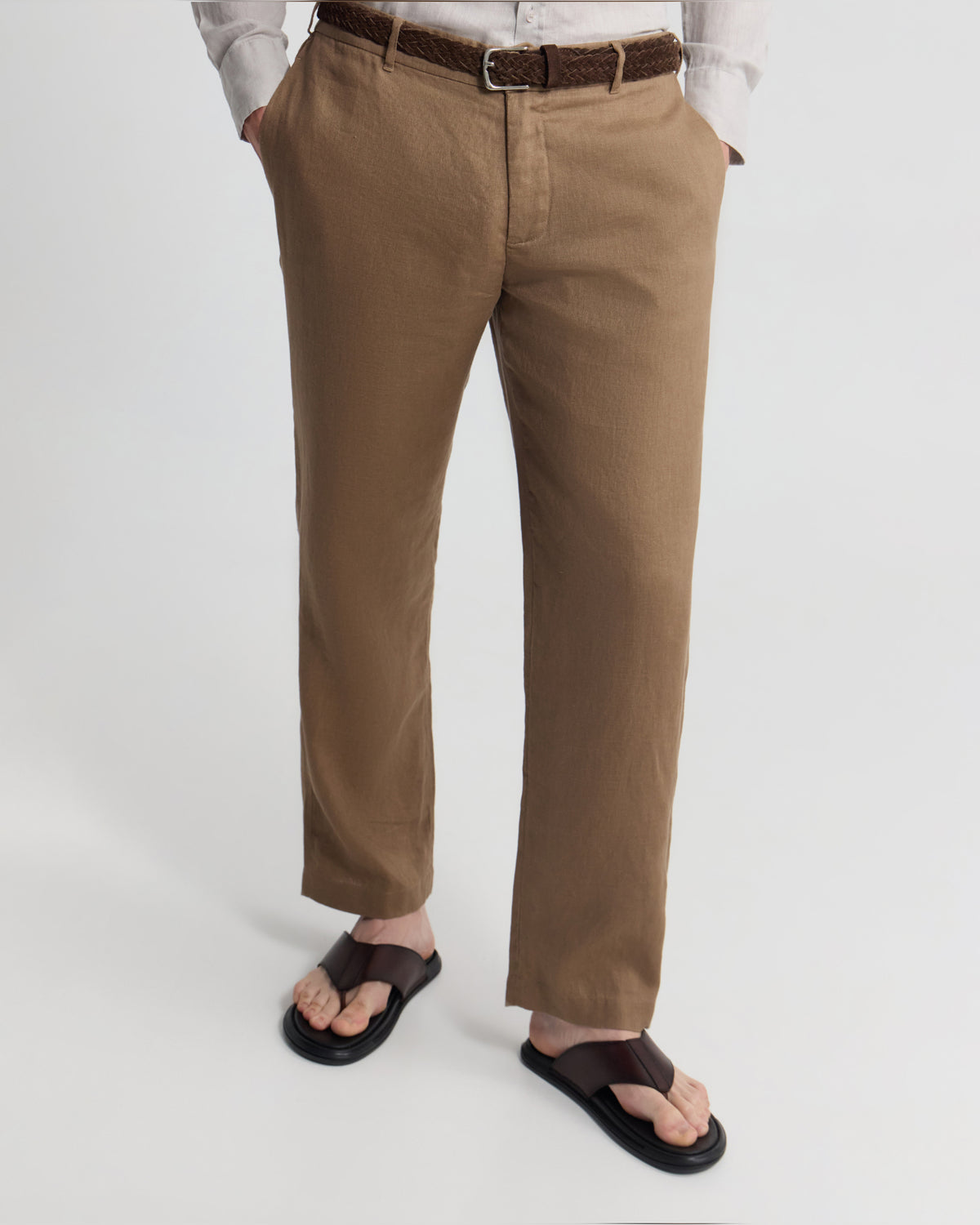 Pedro French Linen Button Pant MENS TROUSERS