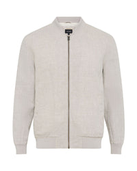 Henry French Linen Bomber Jacket MENS JACKETS AND COATS