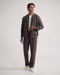 Henry French Linen Bomber Jacket MENS JACKETS AND COATS