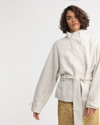 Prudence Belt French Linen Jacket WOMENS SUITS JKTS COATS