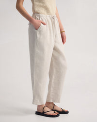 Gabriele Crop French Linen Pant WOMENS PANTS