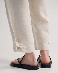 Gabriele Crop French Linen Pant WOMENS PANTS