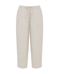 Gabriele Crop French Linen Pant WOMENS PANTS
