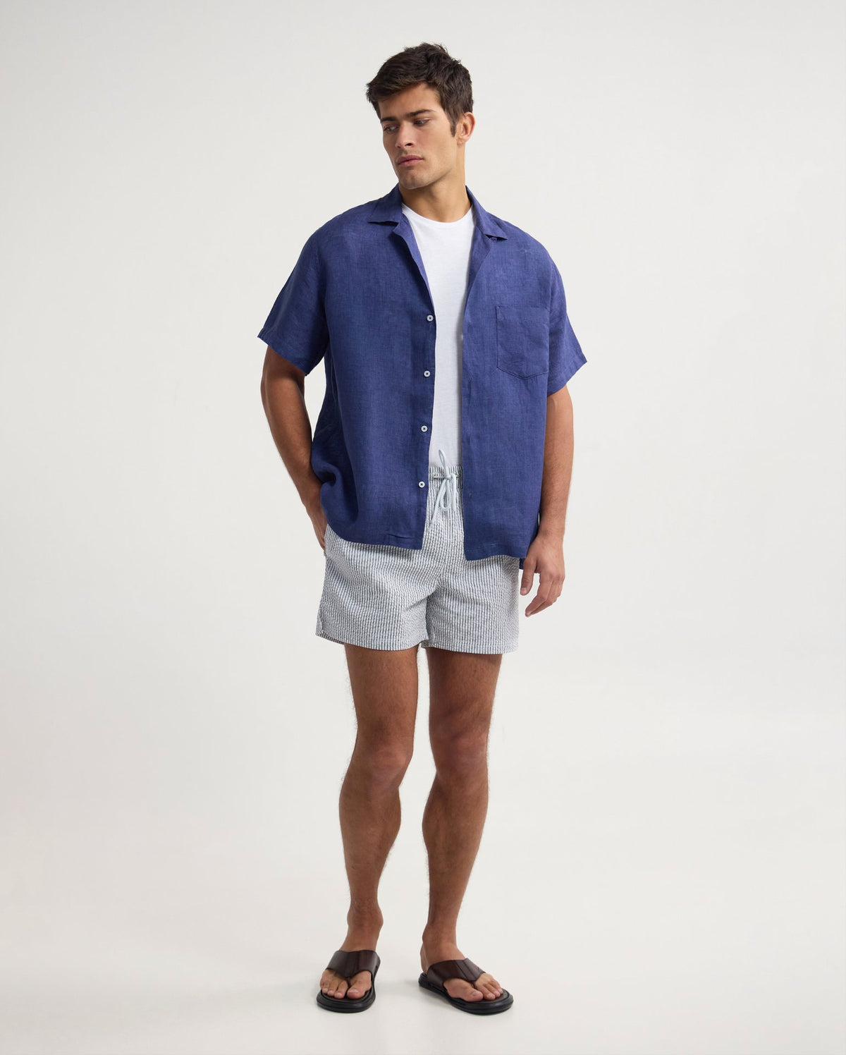 Cisco Cotton Blend Swim Shorts