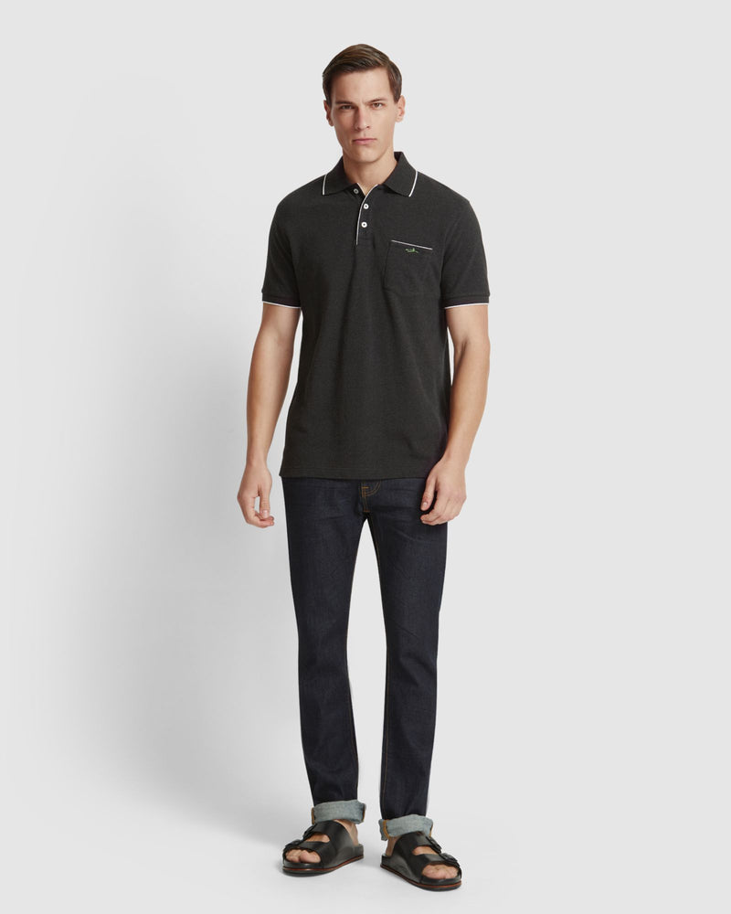 ROSCOE ORGANIC COTTON POLO MENS KNITS