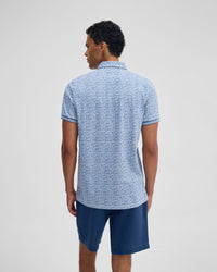 Milo Printed Jersey Polo MENS KNITS