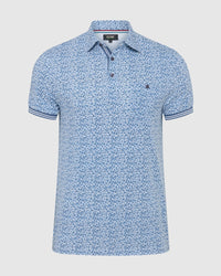 Milo Printed Jersey Polo MENS KNITS