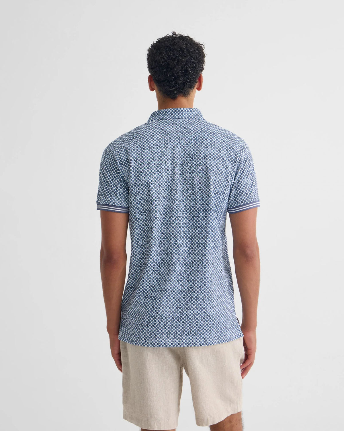 Milo Printed Jersey Polo With Pocket MENS KNITS
