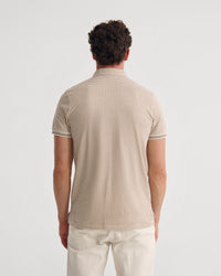 Milo Printed Jersey Polo With Pocket MENS KNITS