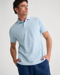 Theo Organic Cotton Pique Polo MENS KNITS