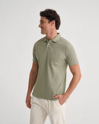 Theo Organic Cotton Pique Polo MENS KNITS