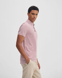 Milo Print Jersey Polo With Pocket MENS KNITS
