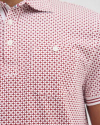 Milo Print Jersey Polo With Pocket MENS KNITS