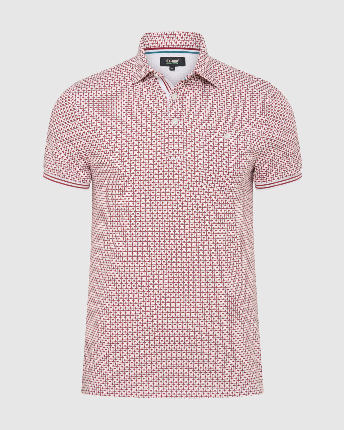 Milo Print Jersey Polo With Pocket MENS KNITS