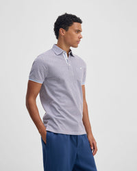 Milo Print Jersey Polo With Pocket MENS KNITS