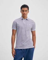 Milo Print Jersey Polo With Pocket MENS KNITS