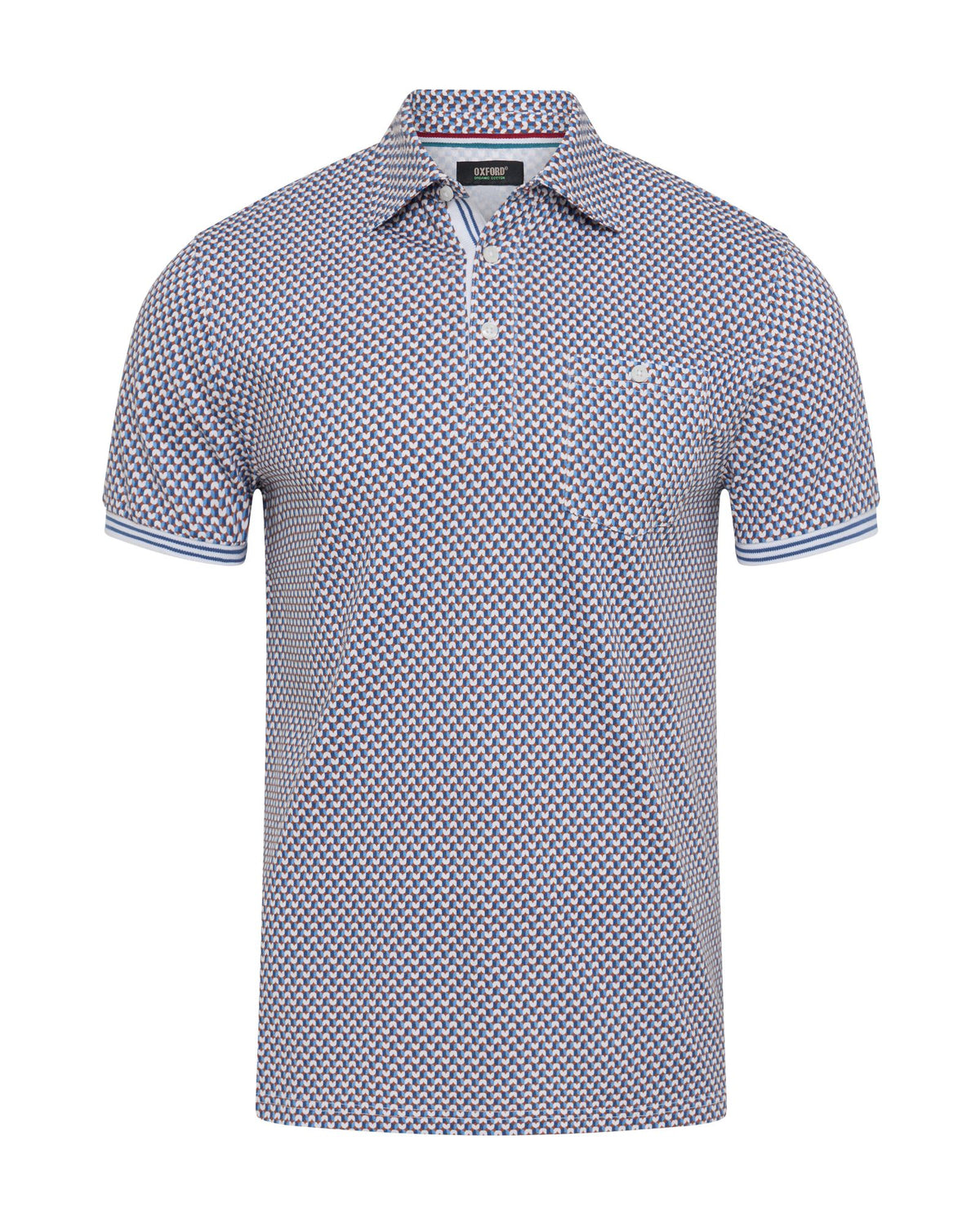 Milo Print Jersey Polo With Pocket MENS KNITS